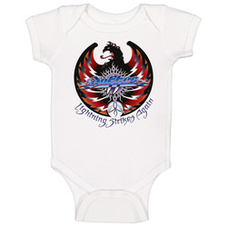 Dokken Lightning Strikes Again Heavy Metal Baby One Piece Dokken Lightning Strikes Again Heavy Metal Baby One Piece