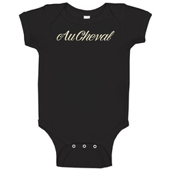 Au Cheval Burger Food Fan Baby One Piece Au Cheval Burger Food Fan Baby One Piece