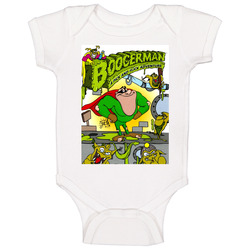 Boogerman Pick And Flick Retro Sega Genesis Video Game Cover Geek Fan Baby One Piece Boogerman Pick And Flick Retro Sega Genesis Video Game Cover Geek Fan Baby One Piece