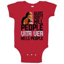 Guns Dont Kill Vita Vea Kills People Tampa Bay Football Baby One Piece Guns Dont Kill Vita Vea Kills People Tampa Bay Football Baby One Piece
