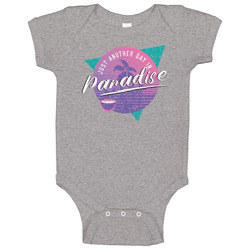 Another Day In Paradise Beach Worn Look Retro Vintage Unisex Baby One Piece Another Day In Paradise Beach Worn Look Retro Vintage Unisex Baby One Piece