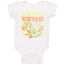 Ninetales Pokemon Character Fan Baby One Piece Ninetales Pokemon Character Fan Baby One Piece