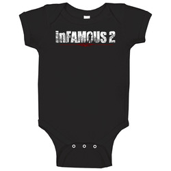 Infamous 2 Video Game Logo Baby One Piece Infamous 2 Video Game Logo Baby One Piece