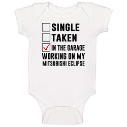 Single Taken Working On My Mitsubishi Eclipse Funny Car Baby One Piece Single Taken Working On My Mitsubishi Eclipse Funny Car Baby One Piece
