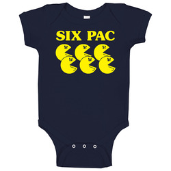 Six Pack Funny Retro Baby One Piece Six Pack Funny Retro Baby One Piece