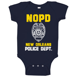 New Orleans Police Department Nopd Officer Inspired Custom City Unisex Baby One Piece New Orleans Police Department Nopd Officer Inspired Custom City Unisex Baby One Piece