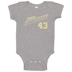 Thanasis Antetokounmpo 43 Favorite Player Milwaukee Basketball Fan Baby One Piece