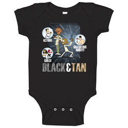 Clone High Black And Tan Tv Show Baby One Piece Clone High Black And Tan Tv Show Baby One Piece