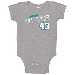 Andrew Van Ginkel 43 Favorite Player Miami Football Fan Baby One Piece Andrew Van Ginkel 43 Favorite Player Miami Football Fan Baby One Piece