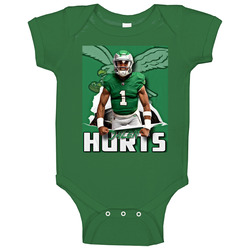 Jalen Hurts Philadelphia Football Fan Baby One Piece Jalen Hurts Philadelphia Football Fan Baby One Piece