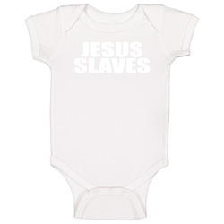 Jesus Slaves Carcass JOE Baby One Piece Jesus Slaves Carcass JOE Baby One Piece