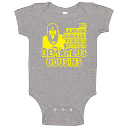 Demarcus Cousins Sacramento Basketball Baby One Piece Demarcus Cousins Sacramento Basketball Baby One Piece