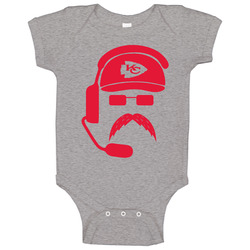 Andy Reid Kansas City Football Fan Illustration Baseball Raglan Baby One Piece Andy Reid Kansas City Football Fan Illustration Baseball Raglan Baby One Piece