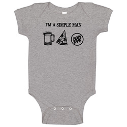 Buick Simple Man Beer Pizza Car Logo Driving Fan Baby One Piece Buick Simple Man Beer Pizza Car Logo Driving Fan Baby One Piece