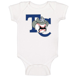 Tri-city Posse Defunct Western Baseball League Fan Baby One Piece Tri-city Posse Defunct Western Baseball League Fan Baby One Piece
