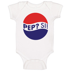 Pep? Si! Pepsi Parody Funny Baby One Piece Pep? Si! Pepsi Parody Funny Baby One Piece