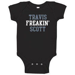 Travis Freakin Scott Los Angeles Hockey Player Sports Fan Baby One Piece Travis Freakin Scott Los Angeles Hockey Player Sports Fan Baby One Piece