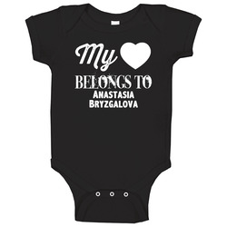 Anastasia Bryzgalova Heart Belongs To Team Olympic Athletes From Russia Pyeongchang 2018 Fan Baby One Piece Anastasia Bryzgalova Heart Belongs To Team Olympic Athletes From Russia Pyeongchang 2018 Fan Baby One Piece