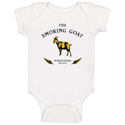 The Smoking Goat San Diego Restaurant Baby One Piece The Smoking Goat San Diego Restaurant Baby One Piece
