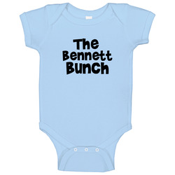 Retro Tv Parody Bennett Bunch Family Reunion Last Name Surname Baby One Piece Retro Tv Parody Bennett Bunch Family Reunion Last Name Surname Baby One Piece