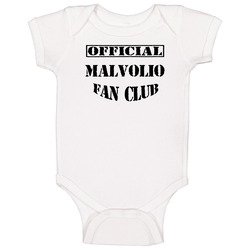 Malvolio Fan Club Favorite Character Novel Book Baby One Piece Malvolio Fan Club Favorite Character Novel Book Baby One Piece