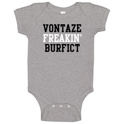 Vontaze Freakin' Burfict Cincinnati Football Player Cool Fan Baby One Piece Vontaze Freakin' Burfict Cincinnati Football Player Cool Fan Baby One Piece