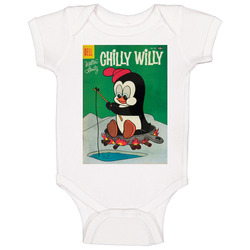 Chilly Willy Comic Book Baby One Piece Chilly Willy Comic Book Baby One Piece