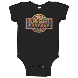 Wheel Of Fortune Tv Game Show Vintage Logo Baby One Piece Wheel Of Fortune Tv Game Show Vintage Logo Baby One Piece