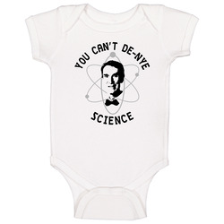 Bill Nye Can't Deny Science Baby One Piece Bill Nye Can't Deny Science Baby One Piece