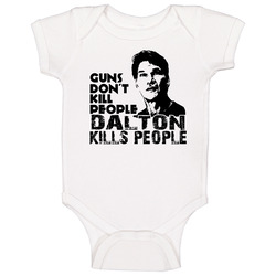 Patrick Swayze Dalton Roadhouse Baby One Piece Patrick Swayze Dalton Roadhouse Baby One Piece