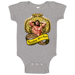 Ravishing Rick Rude Wrestling Tribute Baby One Piece Ravishing Rick Rude Wrestling Tribute Baby One Piece
