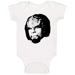 Worf Star Trek Michael Dorn 80s Tv Show Character Fan Baby One Piece Worf Star Trek Michael Dorn 80s Tv Show Character Fan Baby One Piece