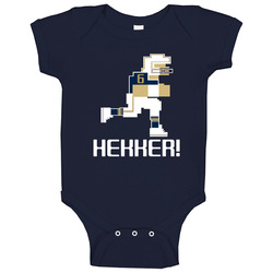 Johnny Hekker # 6 Tecmo Bowl Los Angeles R Football Athlete Fan Baby One Piece Johnny Hekker # 6 Tecmo Bowl Los Angeles R Football Athlete Fan Baby One Piece