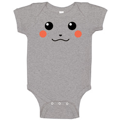 Pikachu Face Pokemon Cartoon Baby One Piece Pikachu Face Pokemon Cartoon Baby One Piece