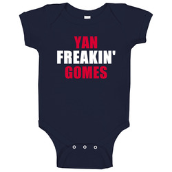 Yan Gomes Cleveland Baseball Sports Freakin Baby One Piece Yan Gomes Cleveland Baseball Sports Freakin Baby One Piece
