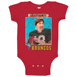 Uncle Rico Dynamite Quarterback Fantasy Football Baby One Piece Uncle Rico Dynamite Quarterback Fantasy Football Baby One Piece