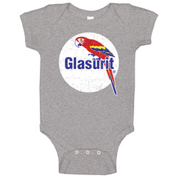 Glasurit Automobile Car Truck Motorcycle Auto Parts Cool Distressed Style Brand Logo Emblem Baby One Piece Glasurit Automobile Car Truck Motorcycle Auto Parts Cool Distressed Style Brand Logo Emblem Baby One Piece