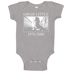 Omar Little The Wire Tv Show Baby One Piece Omar Little The Wire Tv Show Baby One Piece
