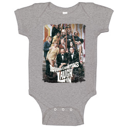Rowan & Martin's Laugh-in 60s Tv Series Show Worn Look Vintage Unisex Baby One Piece Rowan & Martin's Laugh-in 60s Tv Series Show Worn Look Vintage Unisex Baby One Piece