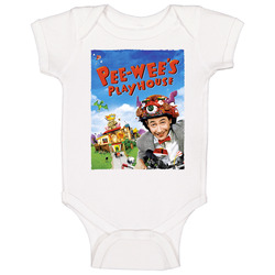 Pee Wee's Playhouse Poster 80s Kids Tv Show Baby One Piece Pee Wee's Playhouse Poster 80s Kids Tv Show Baby One Piece