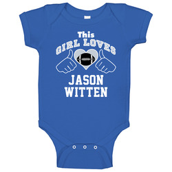 This Girl Loves Jason Witten Dallas Football Player Sports Fan Heart Baby One Piece This Girl Loves Jason Witten Dallas Football Player Sports Fan Heart Baby One Piece