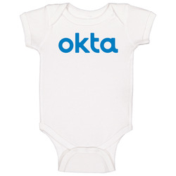 Okta Inc Nasdaq Company Logo Employee Fan Baby One Piece Okta Inc Nasdaq Company Logo Employee Fan Baby One Piece