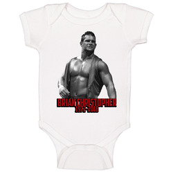 Brian Christopher Wrestling Memorial Fan Baby One Piece Brian Christopher Wrestling Memorial Fan Baby One Piece