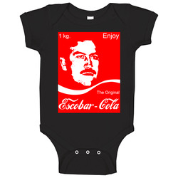 Pablo Escobar Drug Lord Coke Columbian Cartel Black Baby One Piece Pablo Escobar Drug Lord Coke Columbian Cartel Black Baby One Piece