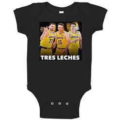 White Boys Lakers Tres Leches Donci Austin Baby One Piece White Boys Lakers Tres Leches Donci Austin Baby One Piece