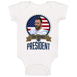 Eric Weddle Los Angeles Football For President Baby One Piece Eric Weddle Los Angeles Football For President Baby One Piece