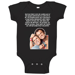 Nancy Sees Me Coming Out Of The Shower Step Brothers Movie Quote Baby One Piece Nancy Sees Me Coming Out Of The Shower Step Brothers Movie Quote Baby One Piece