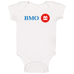 Bank Of Montreal Bmo Nasdaq Company Logo Employee Fan Baby One Piece Bank Of Montreal Bmo Nasdaq Company Logo Employee Fan Baby One Piece