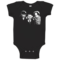 Three Stooges Comedy Classic Baby One Piece Three Stooges Comedy Classic Baby One Piece