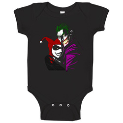 Joker Harley Quinn Comic Book Baby One Piece Joker Harley Quinn Comic Book Baby One Piece